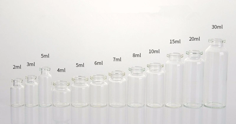 Tubular Screwed Glass Vial for Pharmaceutical and Cosmetic Pack