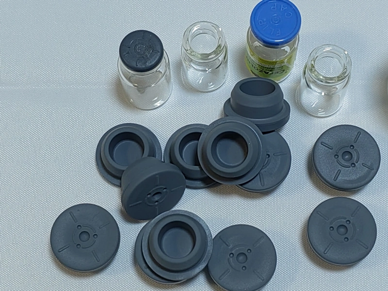 13mm 20mm 28mm Grey Pharmaceutical Bromobutyl Rubber Stopper for Glass Injection Vials Glass Infusion Bottle