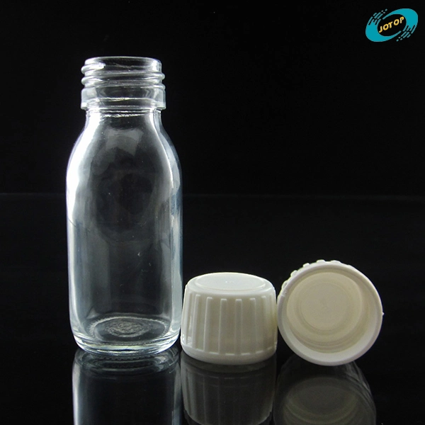 Glass Bottles for Syrup for Pharmaceutical with Amber or Transparent Color