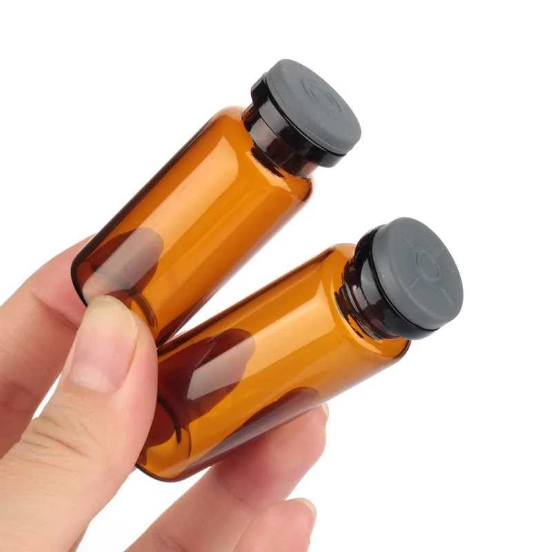 Small Injection Small Borosilicate Pharmaceutical Amber Glass Vials