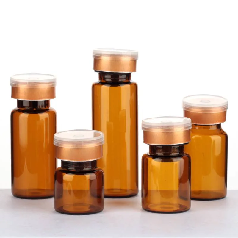Small Injection Small Borosilicate Pharmaceutical Amber Glass Vials