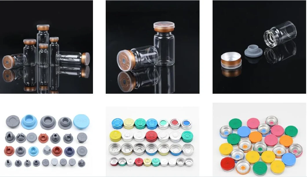 2r 3ml Clear Vaccine Pharmaceutical Neutral Borosilicate Glass Vial with Cap