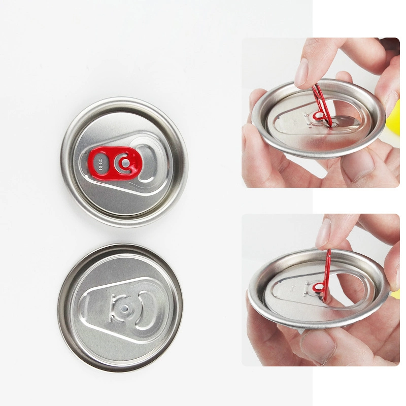 305# Caps Manufacturer Aluminum Easy Open Can Lids Bottle Caps Closures Round