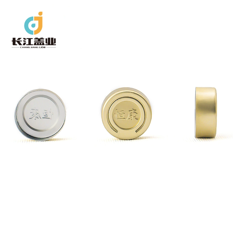 16mm Aluminum Tear-off Cap for Orals with Logo