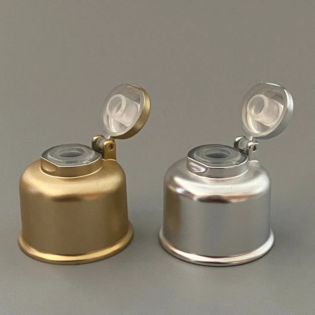 24mm Plastic Cap Gold Silver Plastic-Aluminum Cover Cosmetic Bottle Caps
