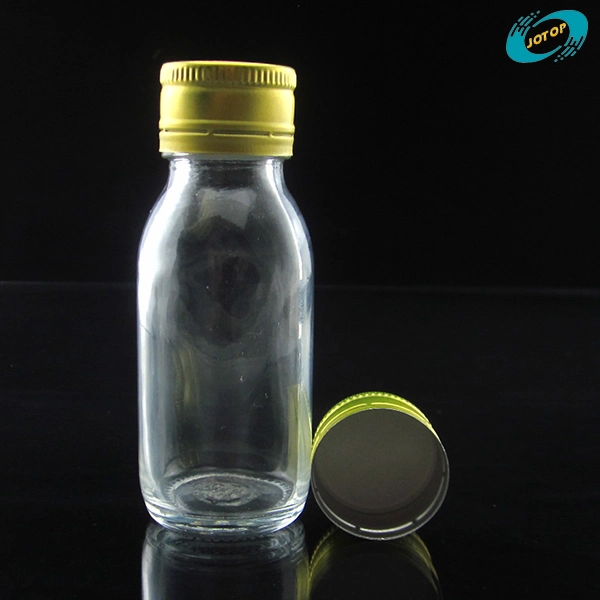 Glass Bottles for Syrup for Pharmaceutical with Amber or Transparent Color