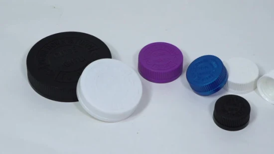 Manufacture Plastic PP Screw Lid with Ribbed CRC Cap with Induction Seal Plastic Cap for Cosmetic Bottle Package
