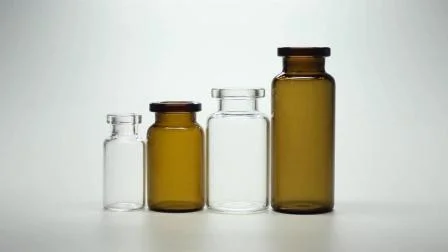3ml 10ml 30ml Pharmaceutical or Cosmetic Clear or Amber Mini Glass Bottle Vials