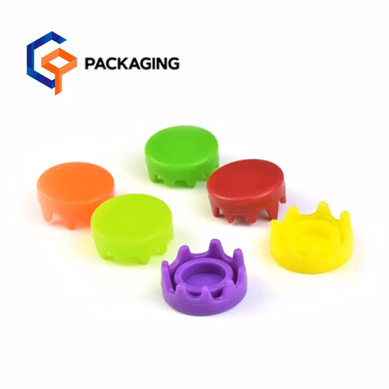 Pharmaceutical Glass Bottles Vial Mini Small 6ml Flower Bud No Neck Concentrate Container with Silicone Drippy Lid and Flat
