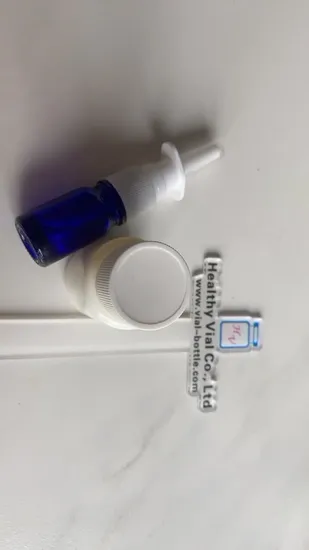White HDPE Square Capsule Containers W/ Screw PP Caps Closures