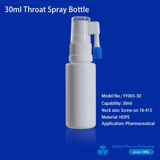 Oral Sprayer Pump Mist Spray Sore Throat Sprayer for Pharmaceutical Medical Drugs