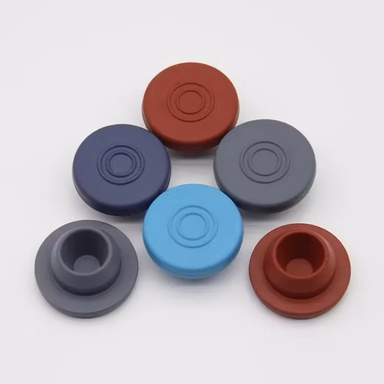 13mm 20mm 28mm Grey Pharmaceutical Bromobutyl Rubber Stopper for Glass Injection Vials Glass Infusion Bottle