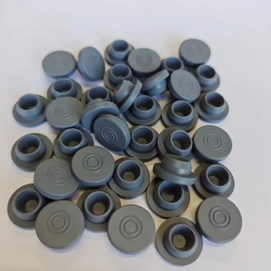 13mm 20mm 28mm Grey Pharmaceutical Bromobutyl Rubber Stopper for Glass Injection Vials Glass Infusion Bottle