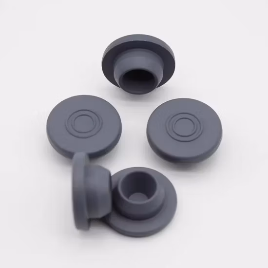13mm 20mm 28mm Grey Pharmaceutical Bromobutyl Rubber Stopper for Glass Injection Vials Glass Infusion Bottle