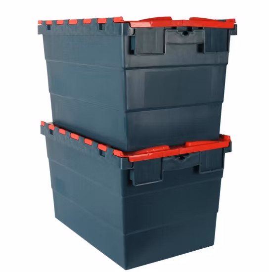 Heavy Duty Pharmaceutical Logistic Warehouse Storage Moving Plastic Turnover Industrial Plastic Containers