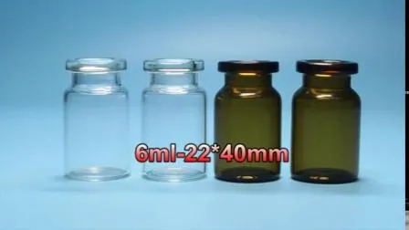 Transparent Pharmaceutical Empty 10 Ml Injection Glass Bottle Vials 