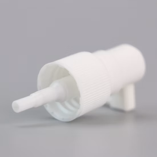 PP White Oral Sprayer with Long Nozzle Pharmaceutical Sprayer Pump for Mecical Bottle by Kinpack