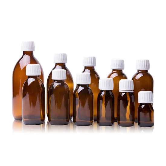 30ml 60ml 100ml 125ml 150ml 200ml 250ml 300ml 500ml Amber Brown Glass Bottles for Oral Liquid Cough Syrup 
